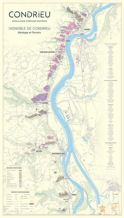 Géologie et terroirs des vignobles de Condrieu (vallée du Rhône) 
